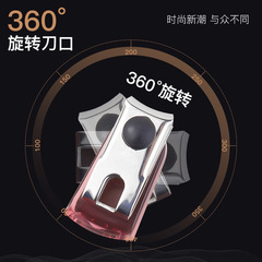 高檔360度旋轉無死角指甲刀單個獨立包裝不鏽鋼指甲剪大號指甲鉗