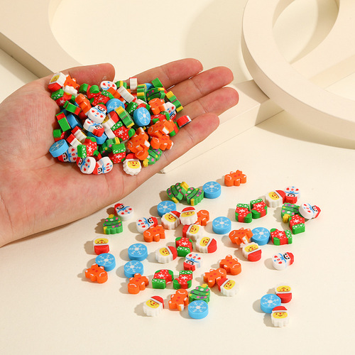 Creative Christmas Cartoon Mini Cross-border Eraser Student Prize Stationery Set Erases Cleanly Without Marking