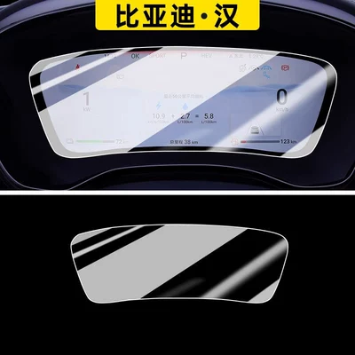 protectors for the BYD Han DMI, including Car paint protective film - 2021-2025-han-dm-iev-dashboard-anti-fingerprint-anti-glare-matte-flexible-tempered-glass-screen-protector-other