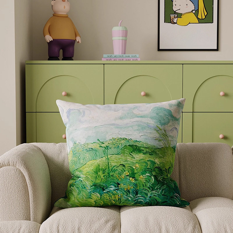 almohada de soporte de estilo francés de lujo ligera almohada de cintura de tela cama de sala de estar sofá almohada de soporte almohada de base