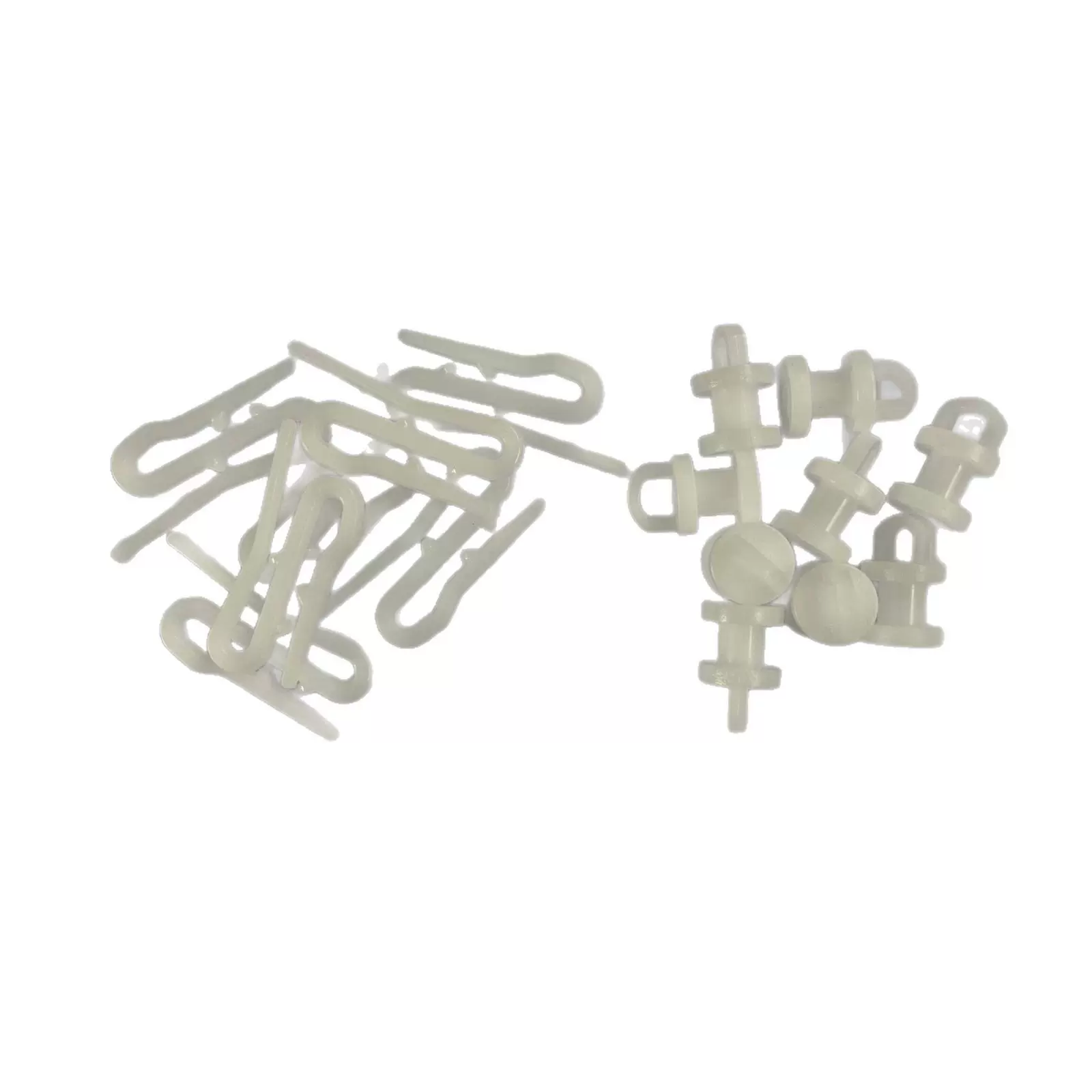 厂家批发窗帘S挂钩塑料卡子适用宇通客车连接滑道钩配件轨道滑轮