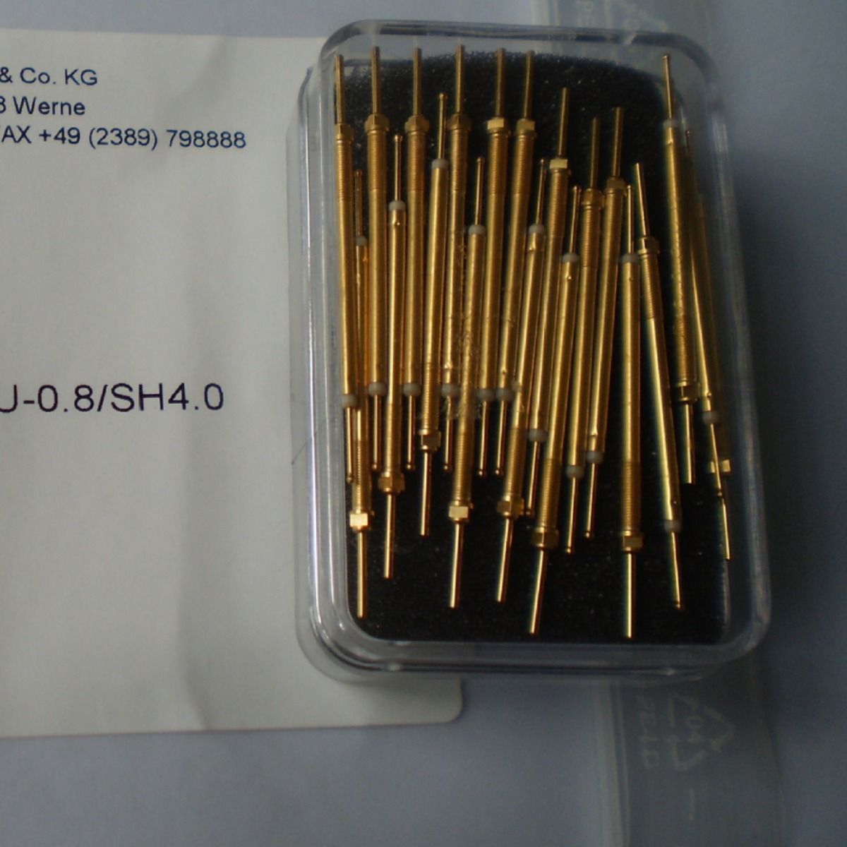 代理直供德国PTR开关螺纹测试探针 3020/2gw5进口开关探针ptr探针