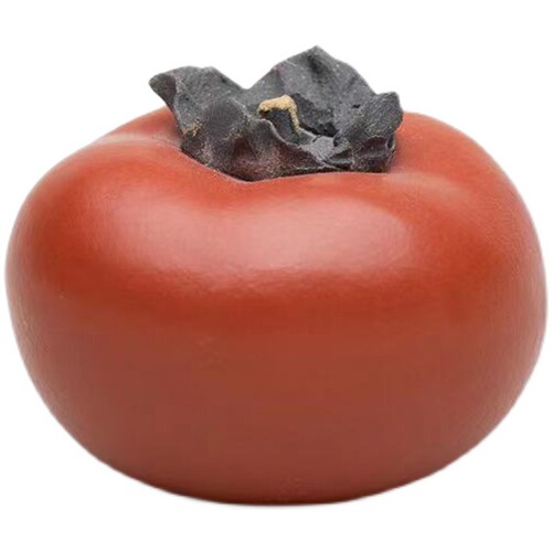 Yixing handmade purple sand everything goes well persimmon tea pet ornaments boutique personalized gift box tea toy simulation fruit tea set