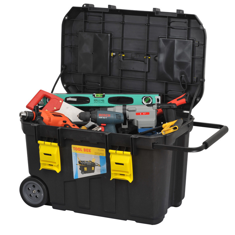 MJ-2058 29.5寸手推工具箱带滚轮 电动气动工具箱 绿化家政服务箱