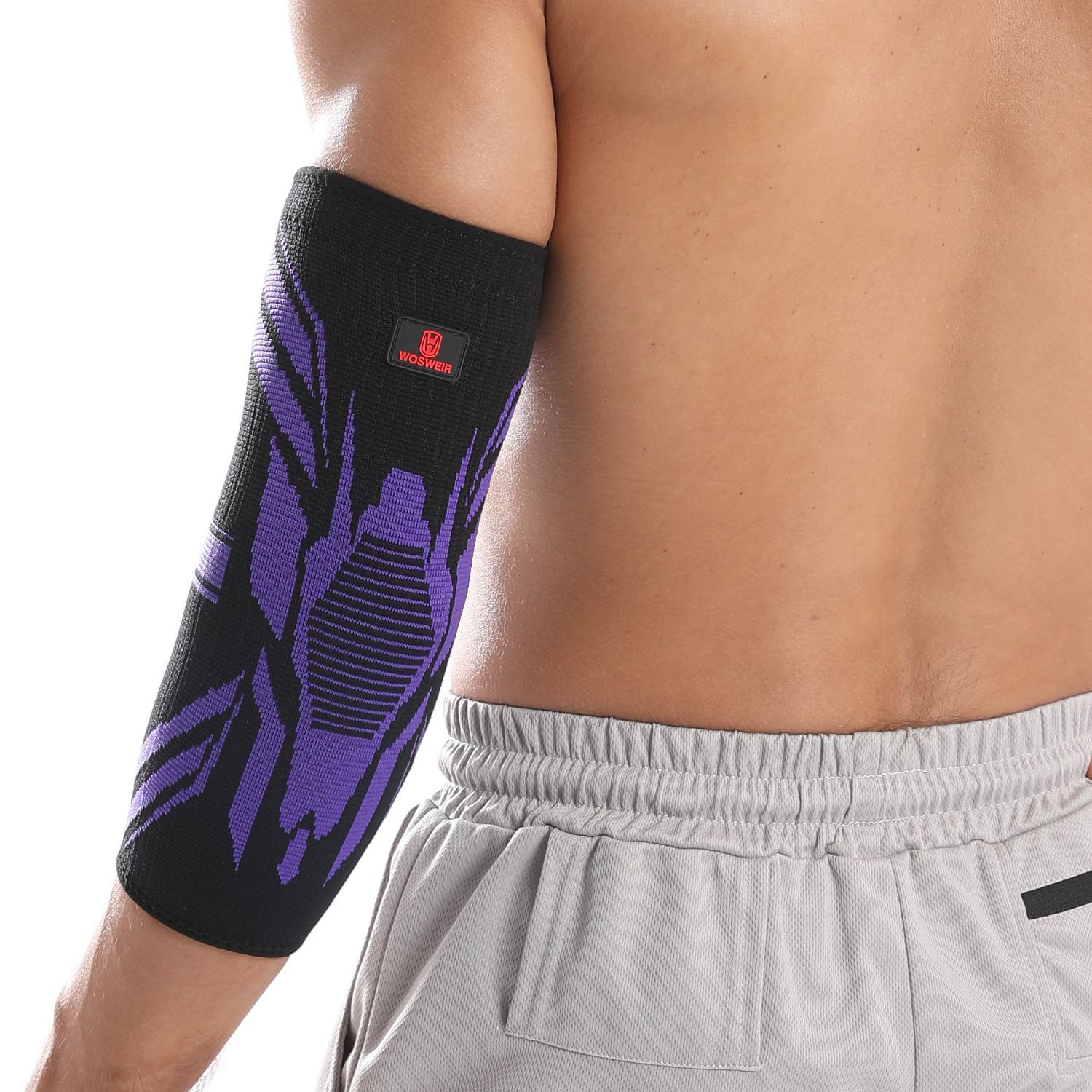 Baloncesto antideslizante codo deportivo hombre y mujer brazo caliente brazo codo cubierta de articulación de ejercicio cubierta de protección image 6