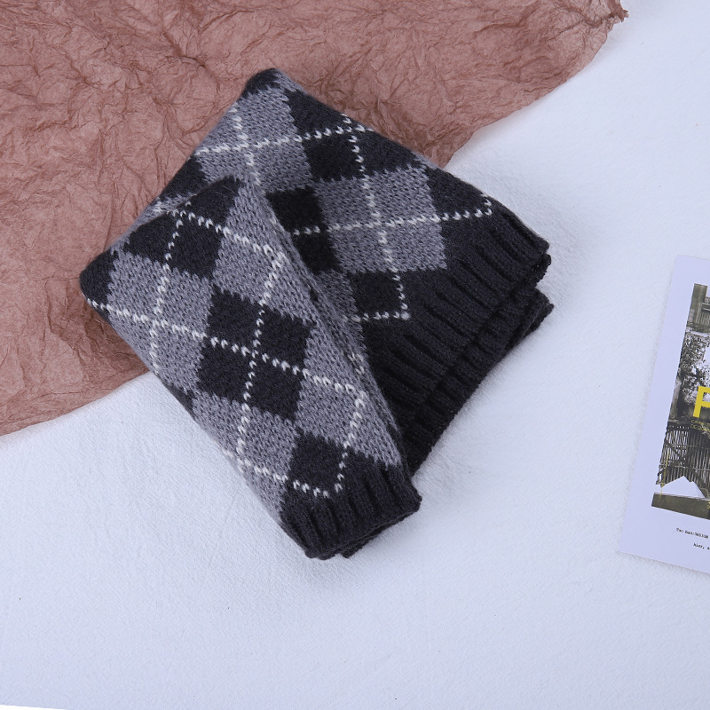 다팡 마름모꼴 블랙 그레이