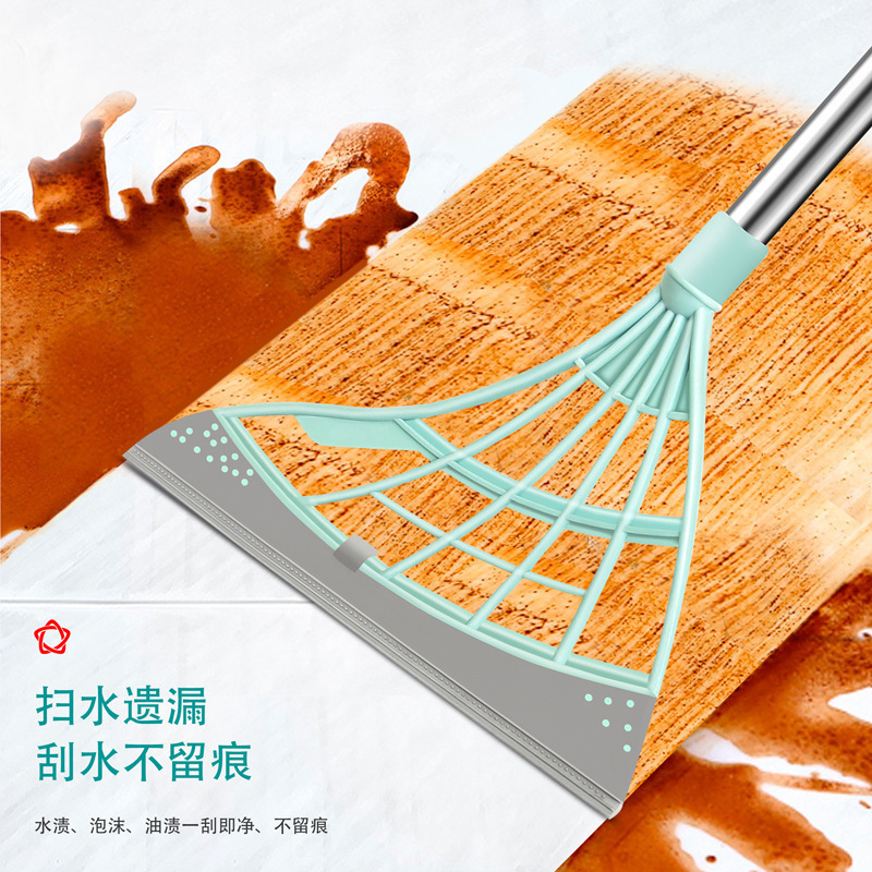 家用加厚扫把簸箕套装两件套魔术扫把三件套刮水拖把地板清洁用品|undefined