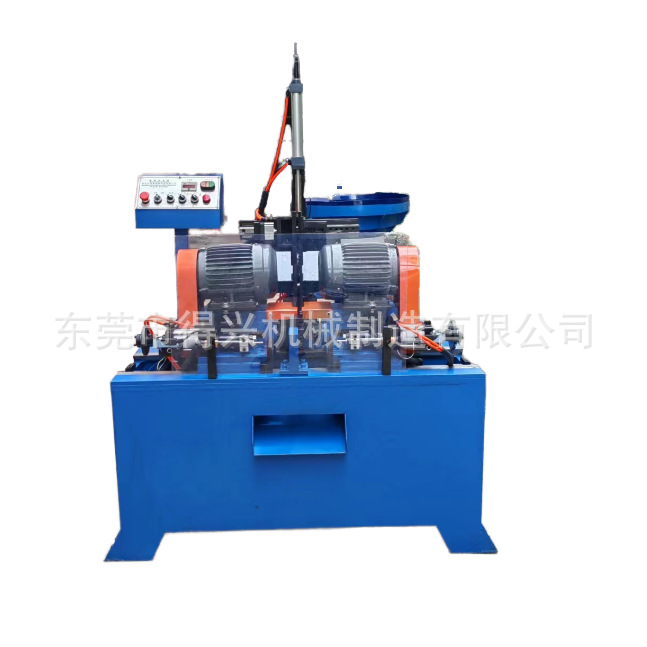 液压双头短料倒角机端面内外角修边坡口机自动夹紧送料设备