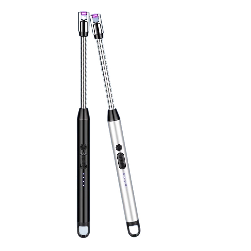 Estufa de gas, encendedor de pulso, pistola electrónica, estufa de gas, encendedor, mango largo, cañón de carga, fuegos artificiales, artefacto de petardos