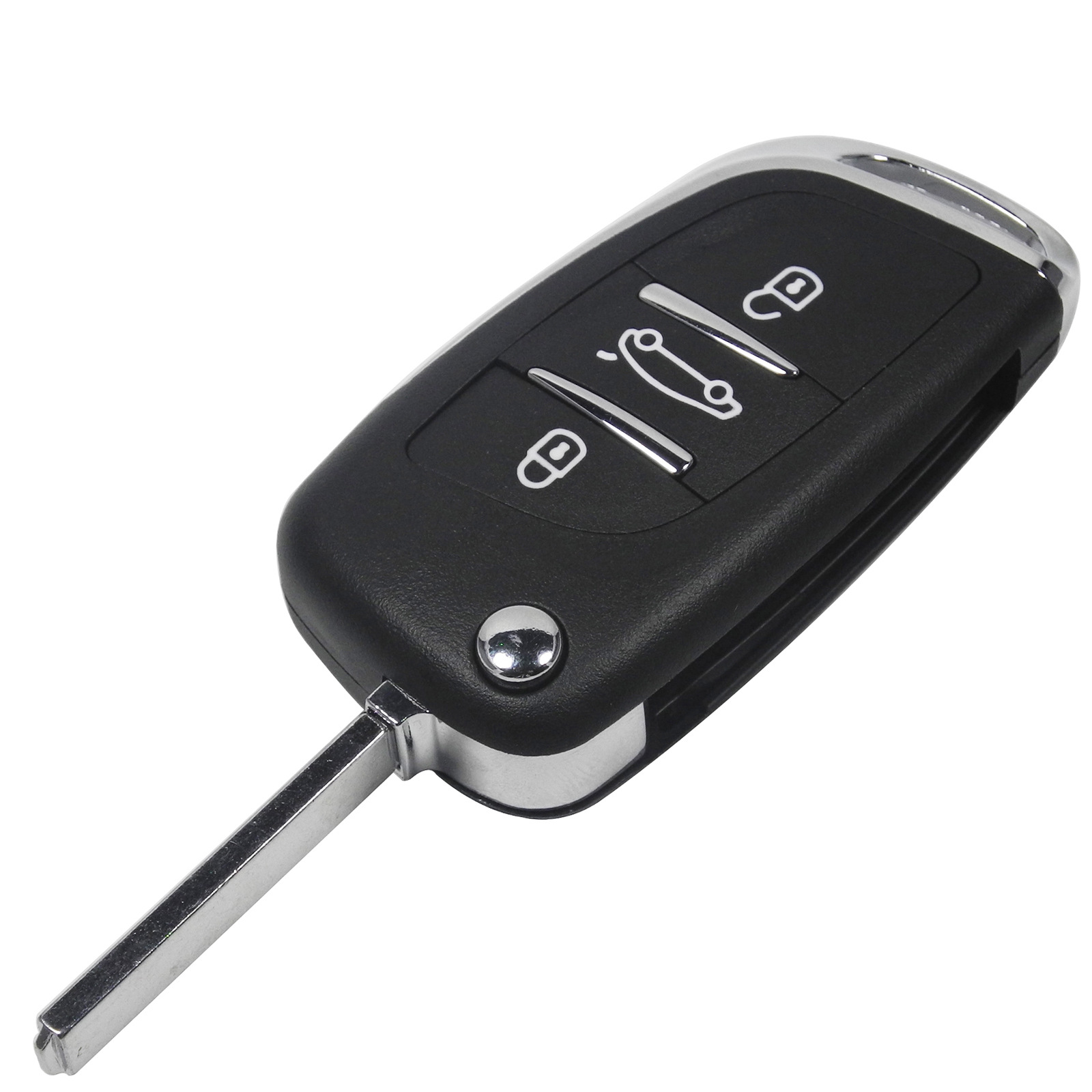 Aplicable a Peugeot Citroen Triumph Sega coche inteligente llave de control remoto plegable modelo DS modificado carcasa de repuesto