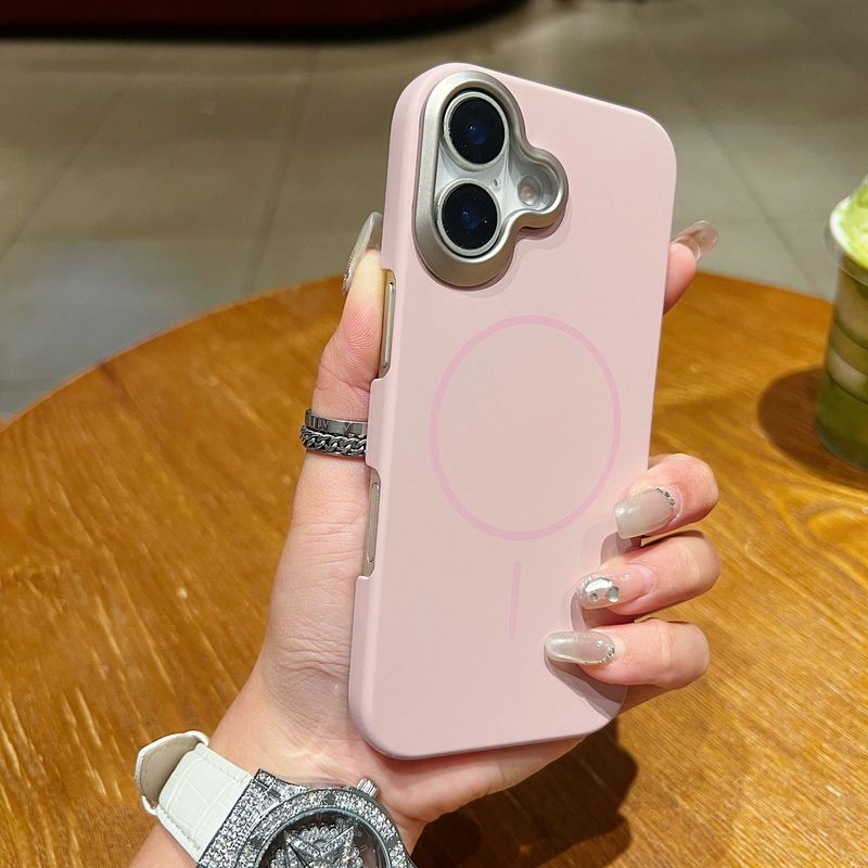 适用苹果17promax金甲PC细圈磁吸手机壳iphone16超薄散热15防摔壳|undefined