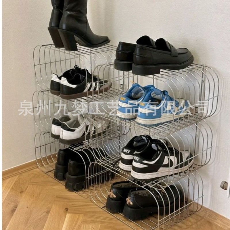 批发线条边几墙上置物架房间装饰墙面展示架铁艺卧室床头壁挂|undefined