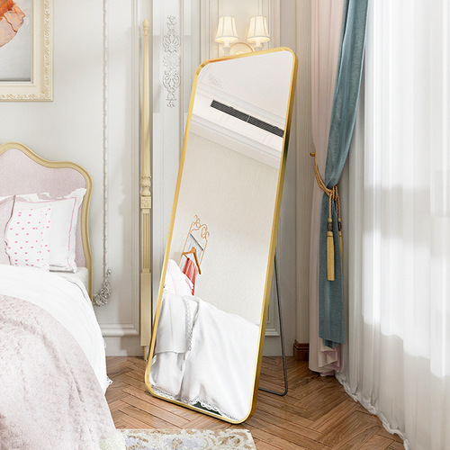 Full-Length Mirror, Wardrobe Mirror, Floor Mirror, Home Use, Wall-Hung, Bedroom, Vanity Mirror, Dormitory, 3D Try-On Mirror, Instagram Style