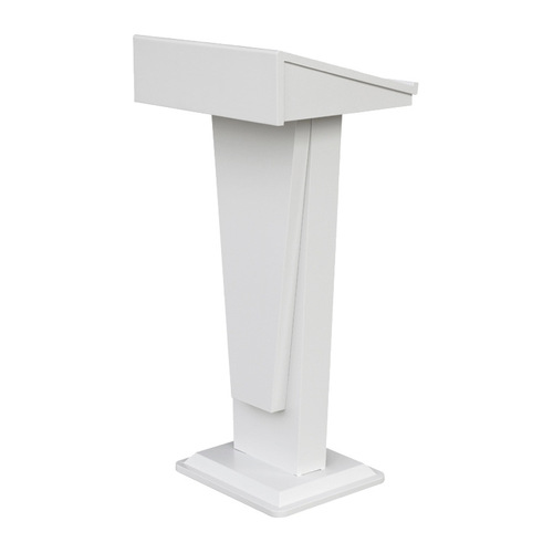 Modern minimalist podium speech platform, reception desk, welcome desk, consulting desk, sales counter, host desk, emcee desk, lectern