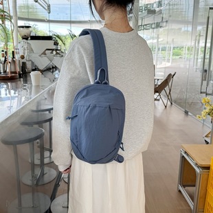 Cross-Border Casual Men's and Women's Sports Crossbody Bags, High-End Design, Fashionable Chest Bags, Versatile Carry-On Shoulder Bags
