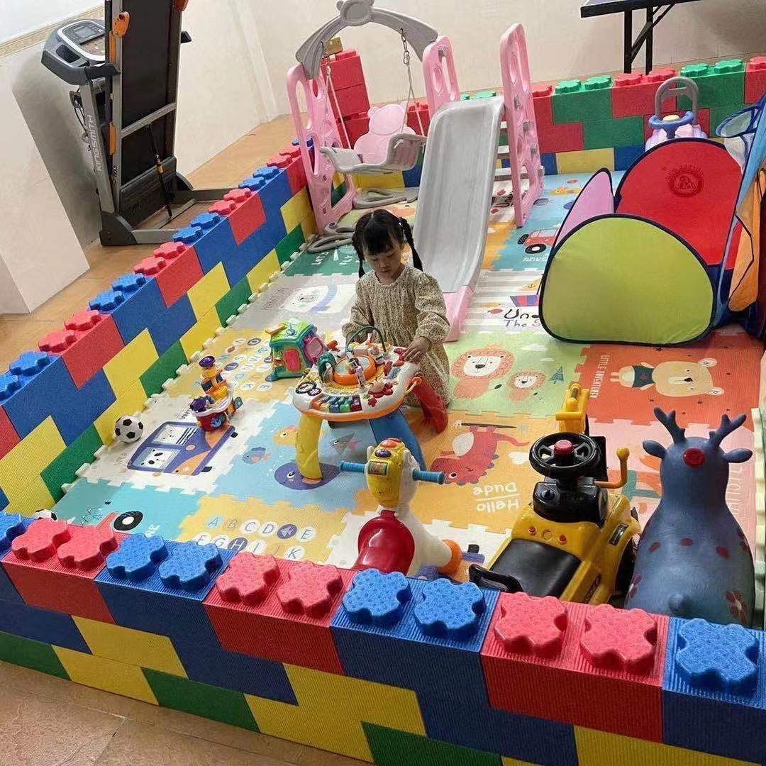 儿童epp泡沫积木砖块室内游乐场软体围栏幼儿园宝宝拼装玩具
