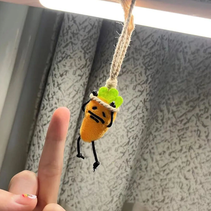 小红书同款厌世萝卜张田中玩偶创意毛绒玩具送闺蜜装饰背包小挂饰-阿里巴巴