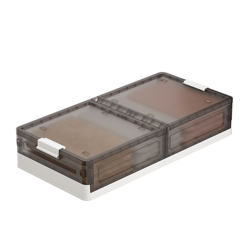 Light luxury household large-capacity clothing bed bottom box clothes quilt wheeled storage box dust-proof folding bed bottom storage box