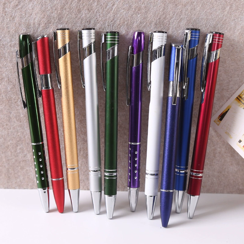 Металлическая красивая ручка Алюминиевый стержень спрей шариковая ручка Многофункциональная ручка-компрессорная ручка для студентов, изучающие канцелярские принадлежности, практические подарки