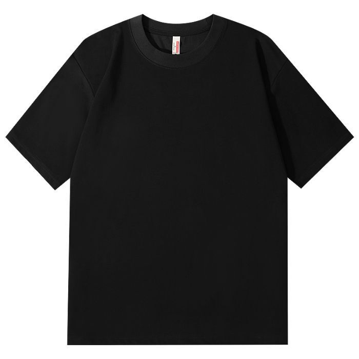 t恤定制文化衫工作服图案logo230克索罗娜冰感液氨食毛小落肩光板|undefined