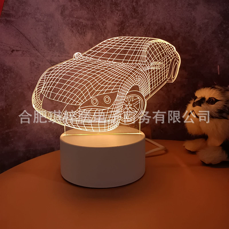 Ins Creative warm soft light bedside Creative Night Light Decoration Music Ack Lights 3D Night Light Wholesale