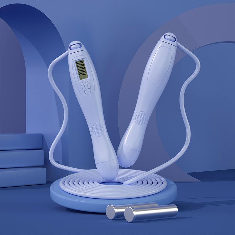 파란색 긴 밧줄