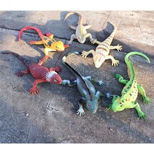 仿真蜥蜴模型玩具 挤压发声蜥蜴模型玩具 儿童益智科教玩具小礼物