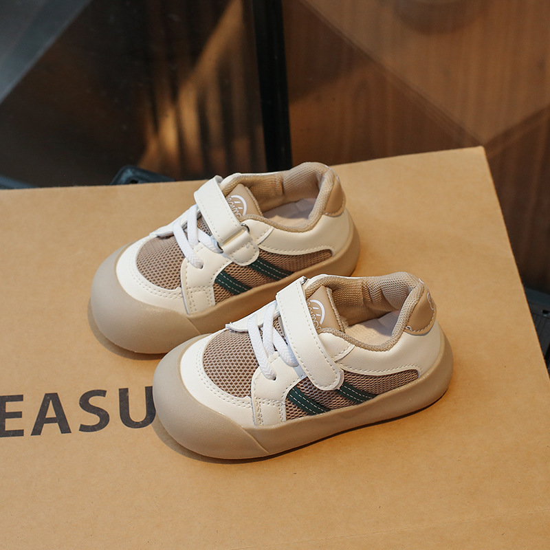 Zapatillas de bebé 2025 primavera zapatos infantiles zapatos casuales para niños zapatos de malla transpirable para bebés niñas zapatos para niños pequeños dropshipping.