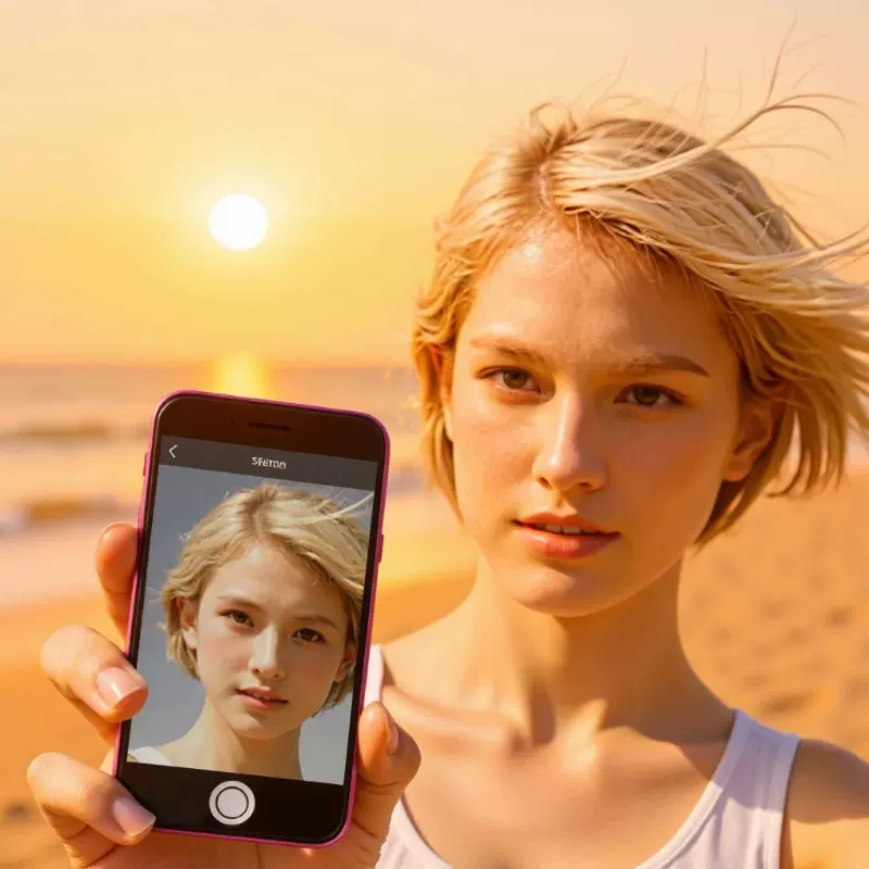 手机自拍磁吸投屏器网红直播显示屏手机后置分屏器WiFi无线同屏器