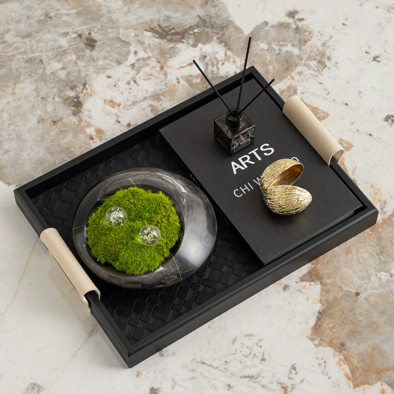 Ремесленник Тринадцать Высококачественный японский дзен Бесшумное пространство Новый китайский стиль Искусственный цветок Искусство Бонсай Зеленое растение Клубное украшение