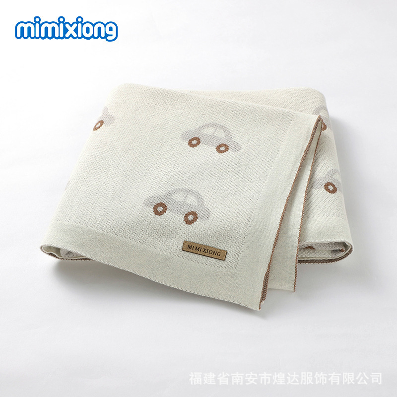 Ins venta caliente 2020 manta para bebé manta jacquard de punto para coche manta a prueba de viento para bebé