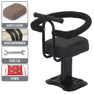 motorcycles, child safety baby — Other vehicle seats - thickened-black-hummer-chair-with-single-seat-armrests-large-ring-design