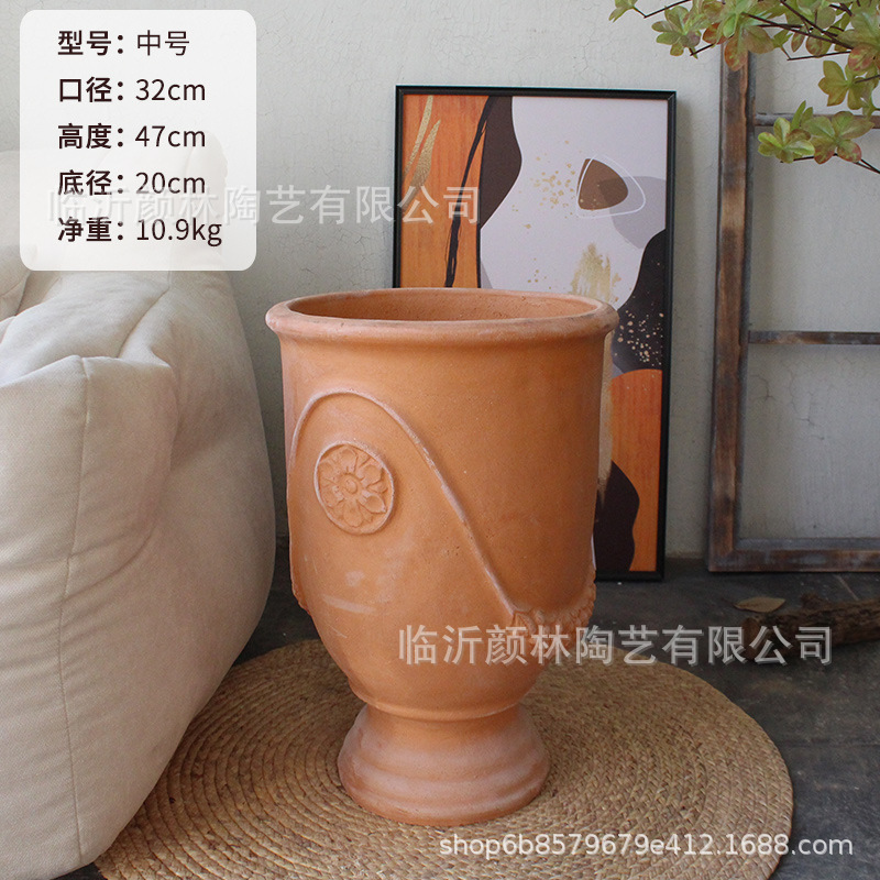 vasijas de cerámica americana vasijas de vino rurales vasijas de flores de estilo romano vasijas de exportación vasijas de cerámica gruesa de tierra vasijas de cerámica roja vasijas de pies altos