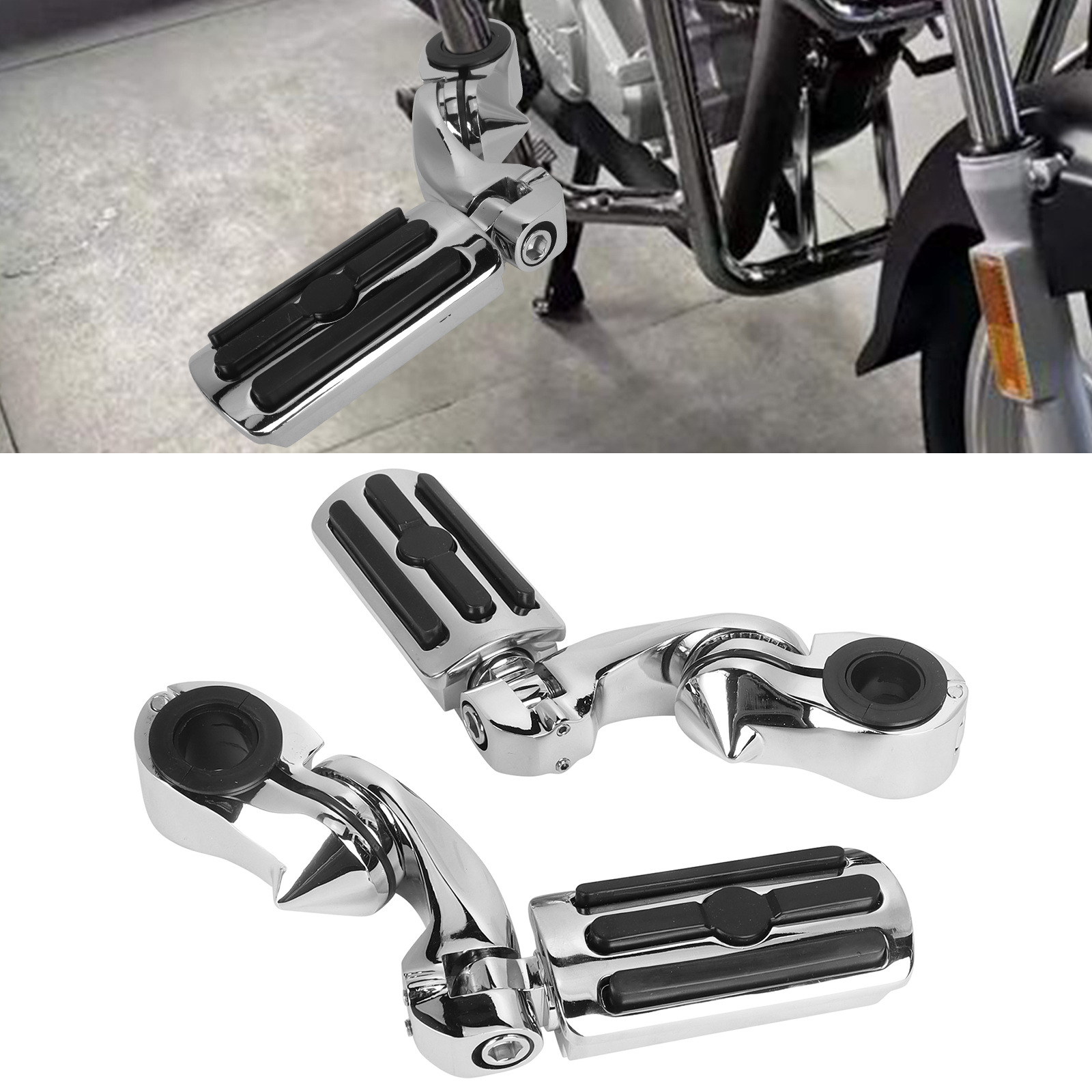 Motorcycle Accessories Suitable for Harley, Grand Glide, Road King Modified Bumper Footrest Bracket