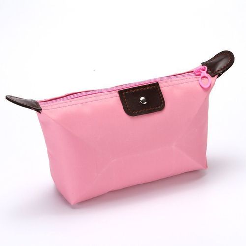 Korean-style large-capacity dumpling cosmetic bag, handbag-style foldable travel toothbrush storage candy-colored dumpling bag, portable