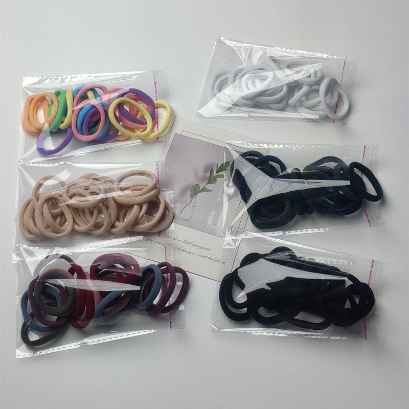 20 Hair Tie Bags Hair Tie Black Hair Tie Women's Rubber Band High…