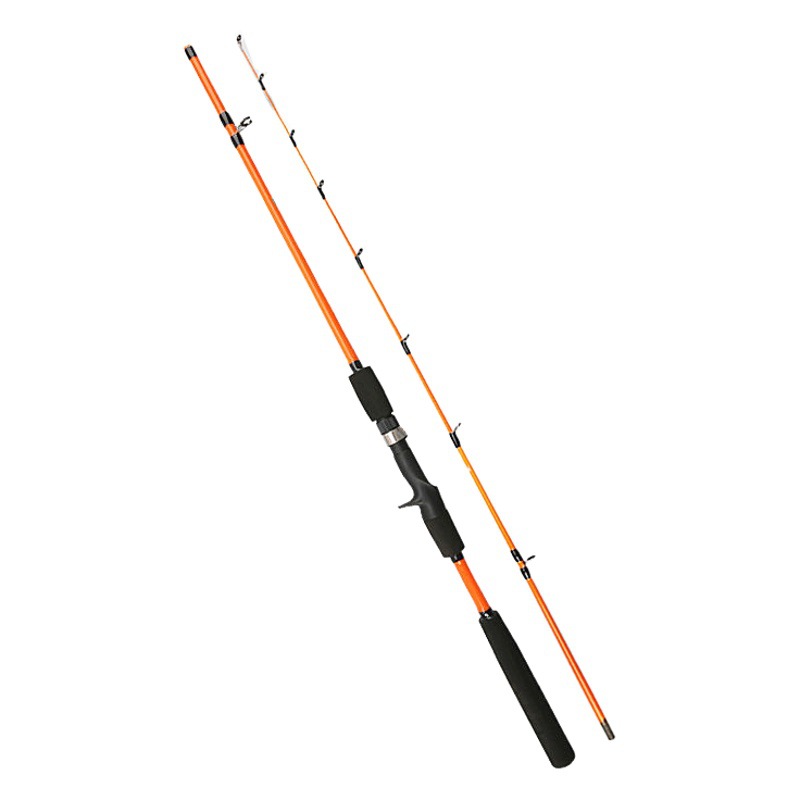 Caña de pescar, caña de pesca para balsa, caña de pescar con mango recto tipo pistola, caña de pescar para carpas negras, caña de pescar articulada de 1.6m 1.8m 2.1m, equipo de pesca