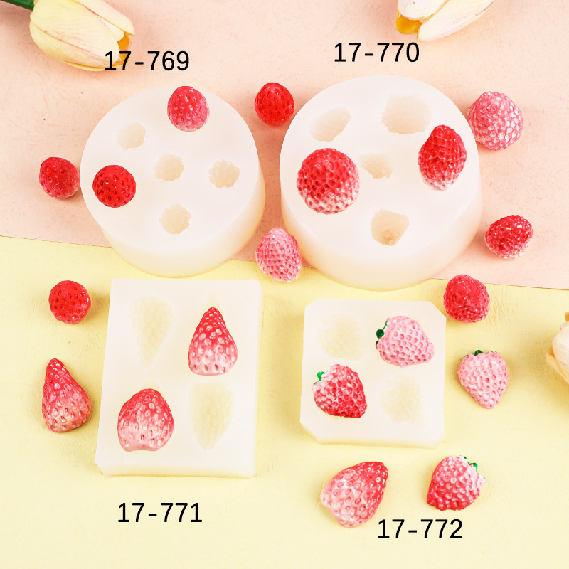 40g Weight Kitchen Molds Kitchen and drinking utensils 1 Piece Quantity Banquet, Daily, Party Occasion Casual Elegant Cute Fruit Silica Gel Kitchen Molds 1 Piece