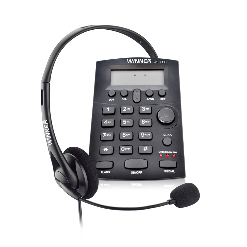 Factory direct sales of headset call center telephones, customer service recording telephones, in stock.