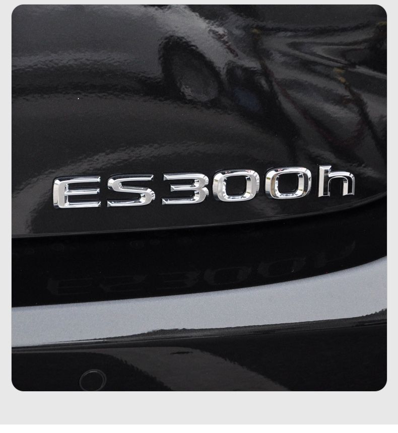 Suitable for Lexus ES260 ES200 car emblem, 300h modification, ES260 rear emblem decoration, metal letter stickers