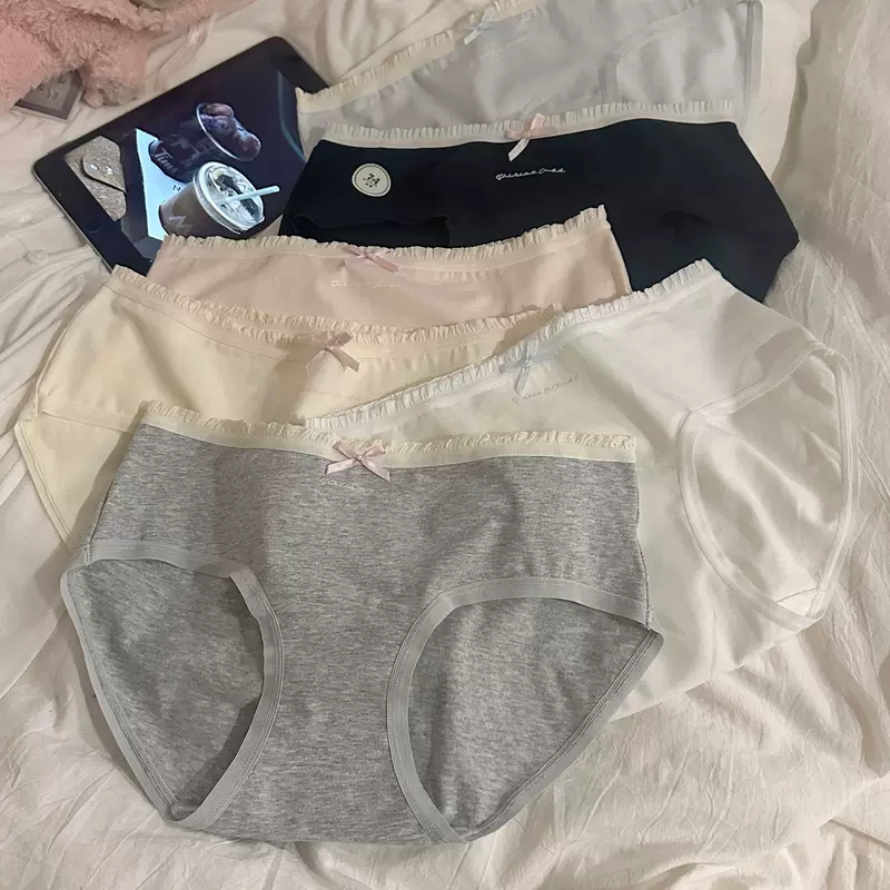  colored antibacterial long comfortable cotton pants, hip-accented, mid rise