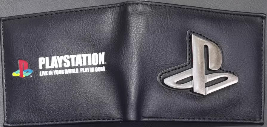 PS maneja de juegos cartera de dibujos animados máquina de juegos corta doble pegamento cartera de cambio cartera de cuero de PVC cartera de tarjetas