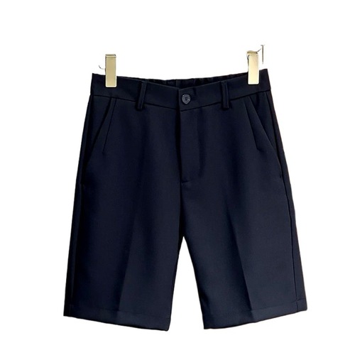 Men's Korean-style trendy business short pants, slim fit, mid-rise, wrinkle-resistant, thin casual Western pants