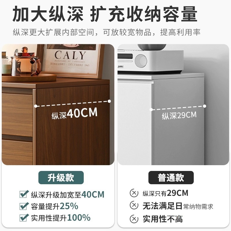 斗柜实木卧室床尾置物柜抽屉柜家用客厅靠墙储物柜子收纳柜五斗柜|undefined