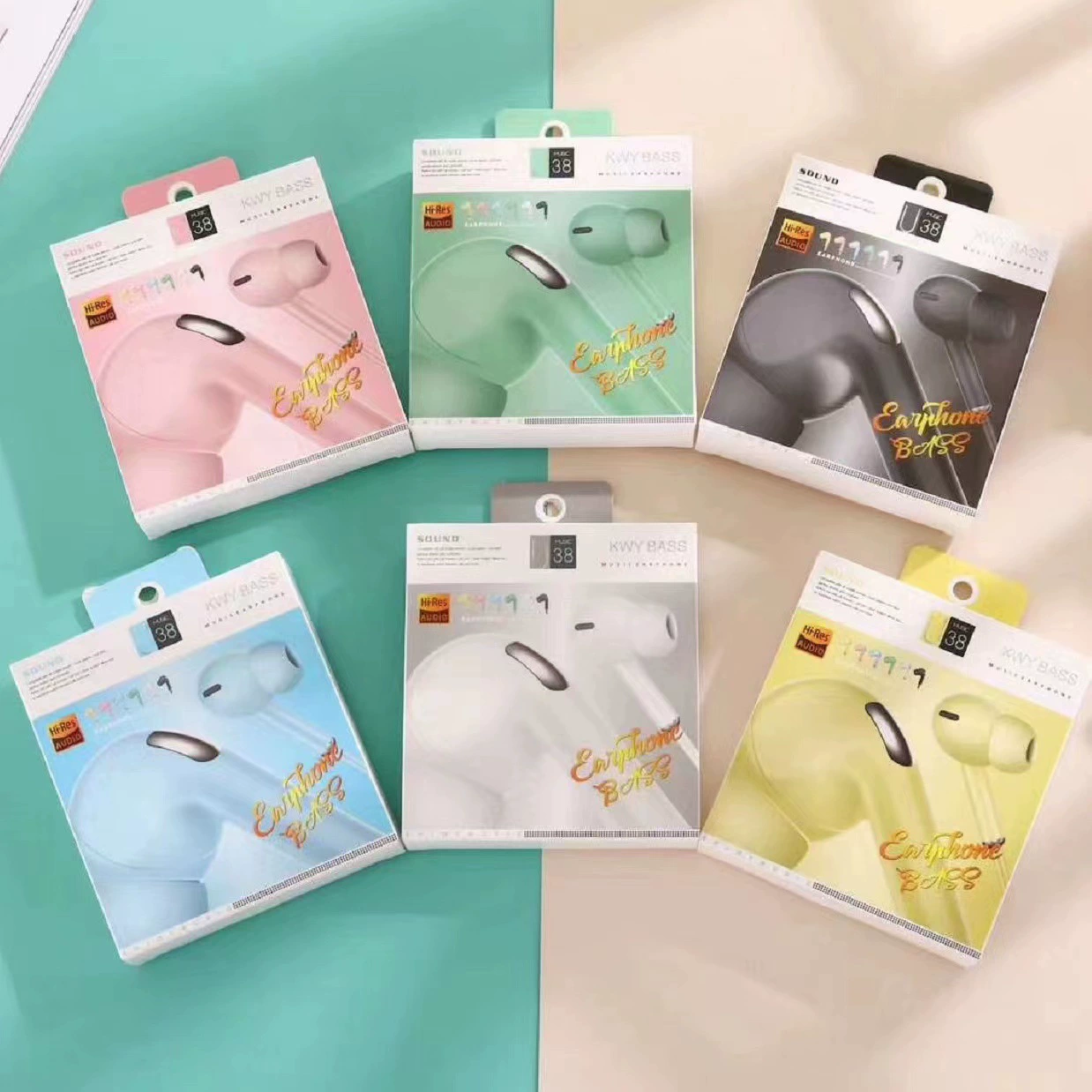 Новые трансграничные взрывы U28 Macaron три поколения проводных наушников для мобильных телефонов Huaqiang North наушники-вкладыши оптом