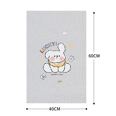 Foot Mat Silk Loop Free Electric vehicle foot mat - 40x60wire-loop-foot-pad-lucky-rabbit