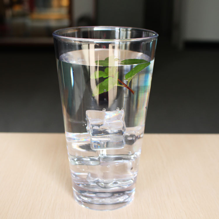厂家直售20oz大容量SAN塑料果汁杯饮用透明亚克力果汁杯PC水杯