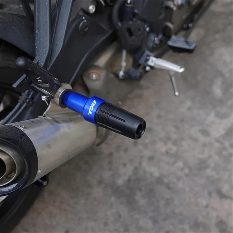 Suitable for Suzuki Gsxs750 Gsxs1000 Modified Body Anti-Fall Protection Ball + Exhaust Pipe Anti-Fall Rod