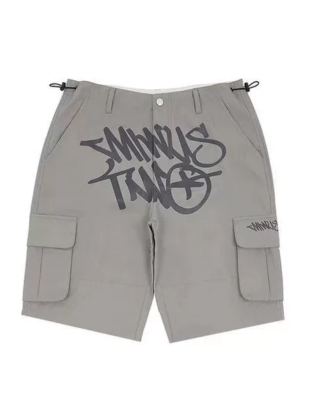 Gray pants gray word