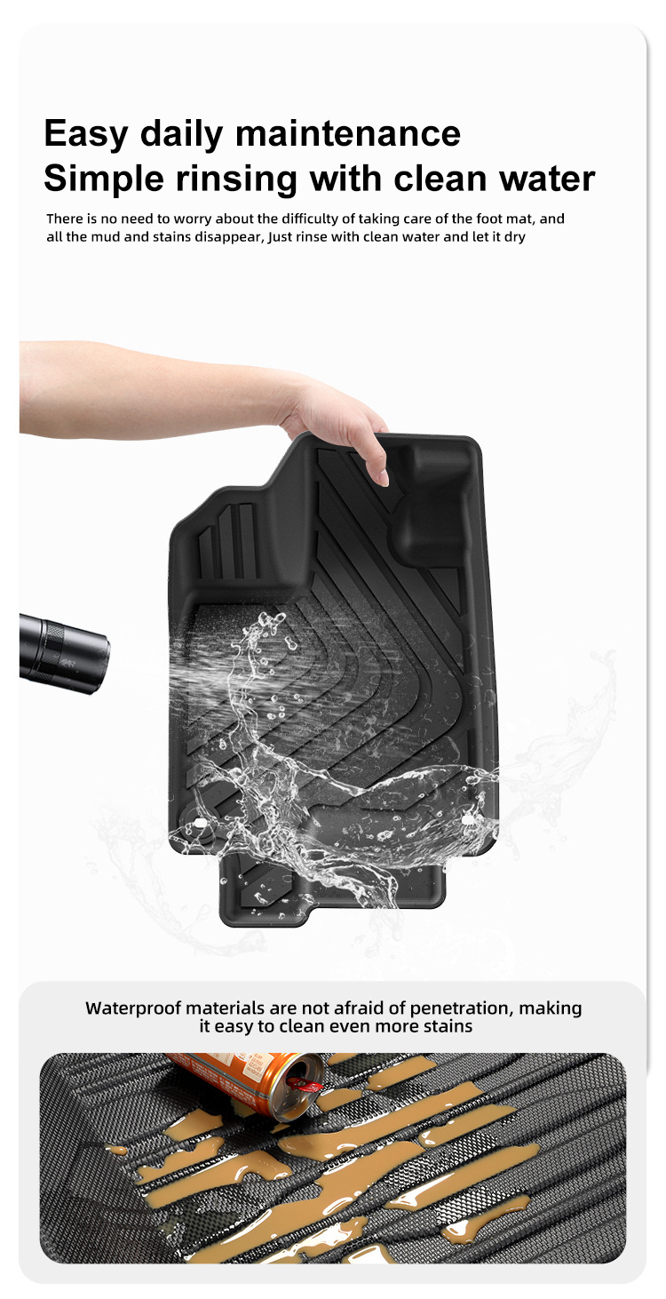 Suitable for 18-24 Honda Odyssey Car Floor Mats Tpe Trunk Mat Cross-Border
